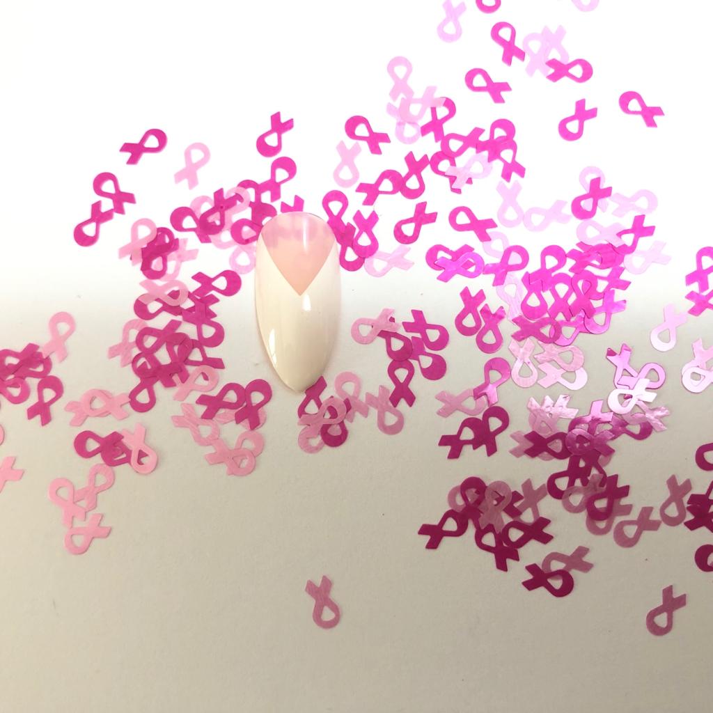 Pink Ribbon Breast Cancer Confetti