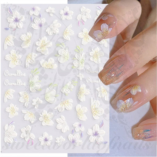 5D Flower Nail Art Stickers