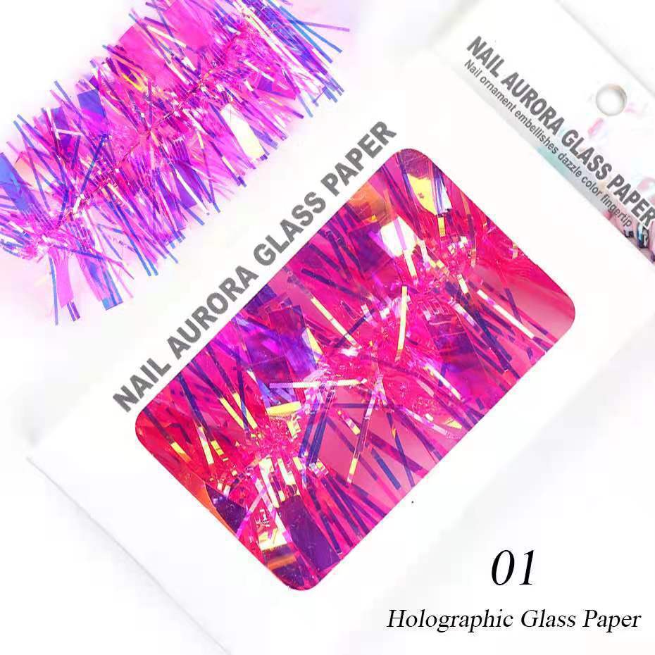 Aurora Nail Art Glass Paper