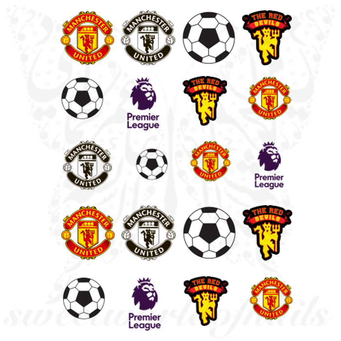 Manchester United F.C. Nail Art Premier League Nail Water Decals