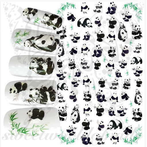 Panda Nail Art Stickers