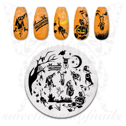 Halloween Scary Nail Stamping Plate