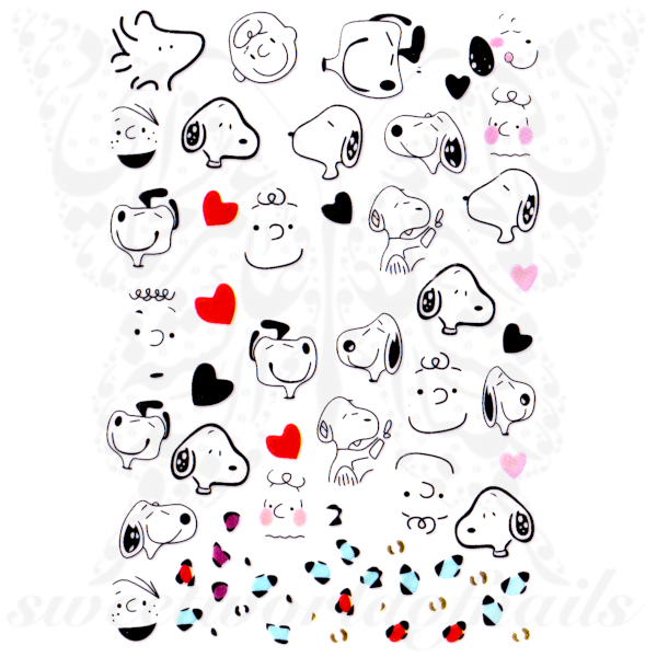 Snoopy Nail Art Stickers