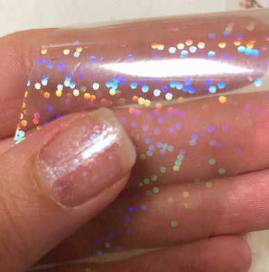 Holographic Transparent Nail Foil Paper Nail Art 