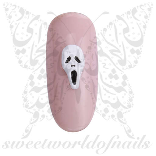 Ghostface Scream 3D Nail Decoration Charms / 2pcs