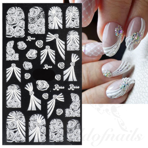 White Cloud Nail stickers – MakyNailSupply