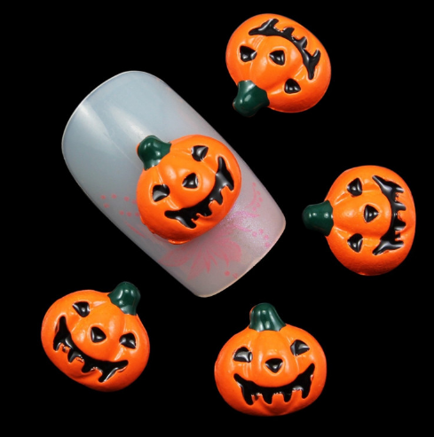 Halloween Nail Art 3D Pumpkin Nail Art Decoration