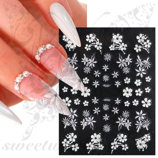 Amazon.com: 3D Flower Nail Art Charms Acrylic Resin Flowers Nail Design Flowers  Nail Rhinestones Kit with Silver Gold Nail Ball Beads for DIY Decoration  Nail Craft Accessories : Beauty & Personal Care