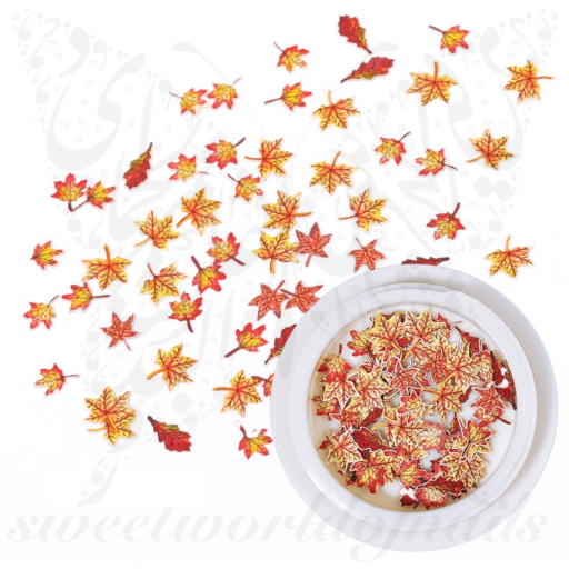 Autumn Leaves Nail Art Thin 3d Nail Art Decoration