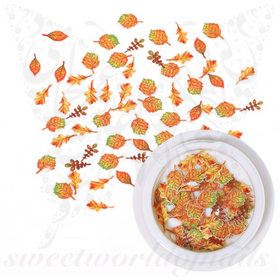 Autumn Leaves Nail Art Thin 3d Nail Art Decoration