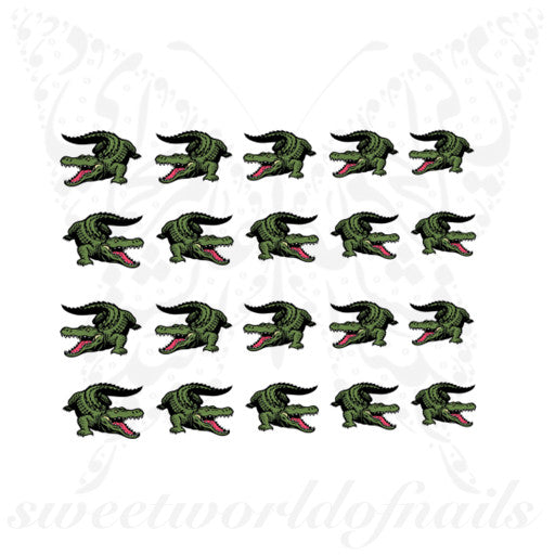 Alligator Nail Art Nail water Decals