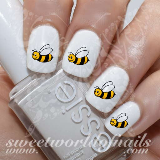 Bee Nail Art Honey Bee Nail Water Decals Wraps