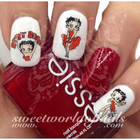 Betty Nail Art Nail Water Decals
