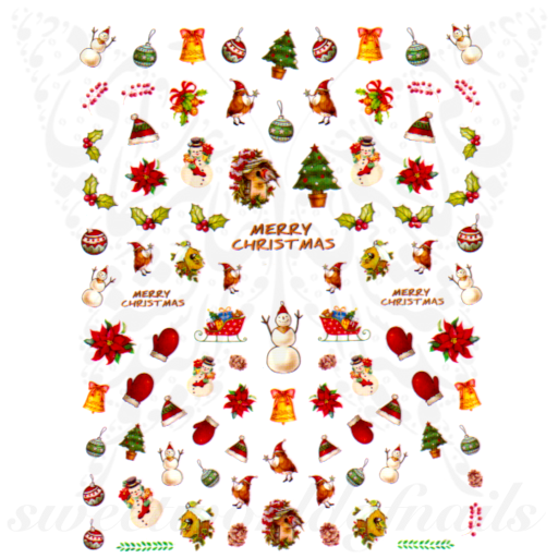 Christmas Nail Art Nail Stickers