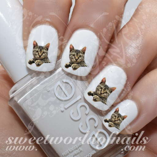 Cat Nail Art Nail Water Decals Water Slides