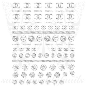 C Metallic Nail Stickers