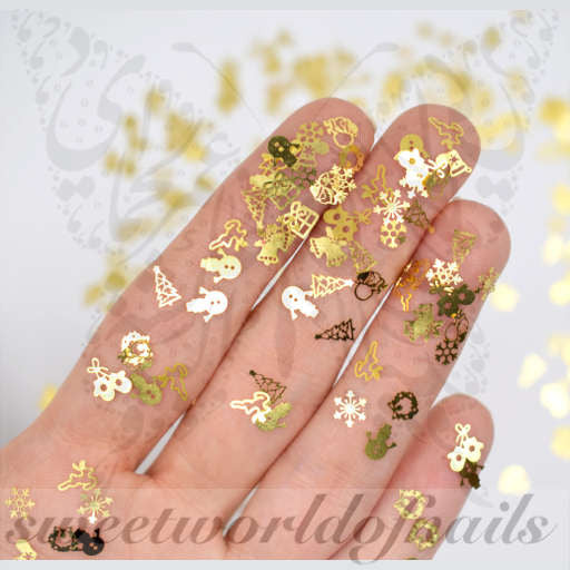 Mix Metallic Nail Stickers