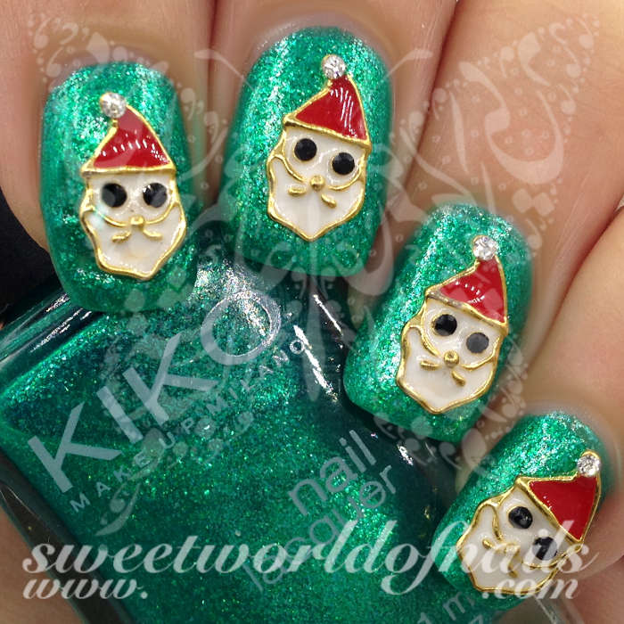 Nail Sticker Christmas Patterns Non-Fading Colorful Winter Xmas Nail 3D  Christmas Elk Sliders for Manicure - Walmart.com