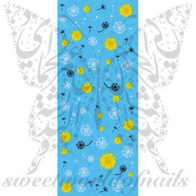 Dandelion Nail Art Nail Water Decals
