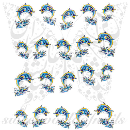 Dolphin Nail Art Dolphins Nail Water Decals Water Slides
