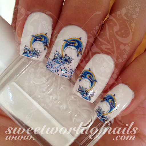 Dolphin Nail Art Dolphins Nail Water Decals Water Slides