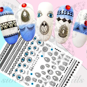 Evil Eye Nail Art Stickers