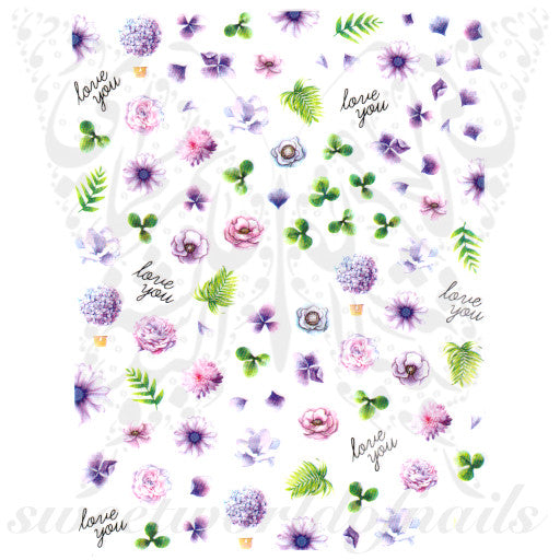 Flower Nail ART Stickers