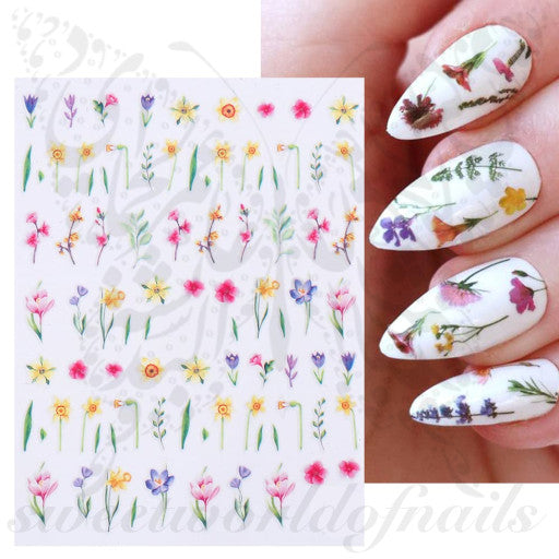 Flower Nail ART Stickers
