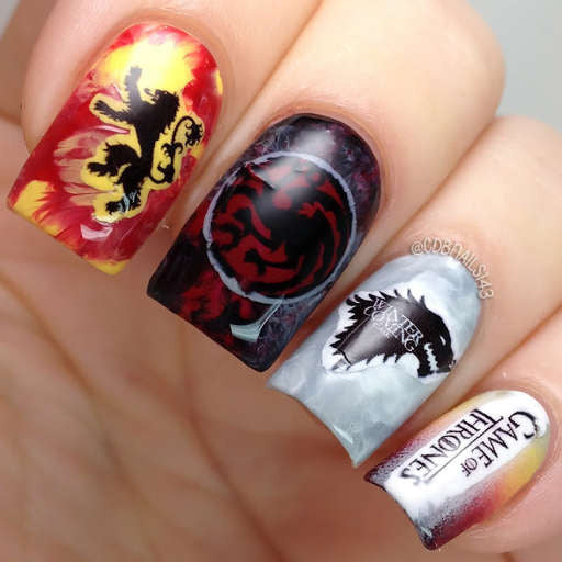 Game of Thrones Nail Art Nail Water Decals Water Slides