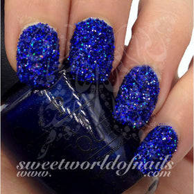 Nail Glitter Blue Sparkle Glitter Dust Powder Nail Art
