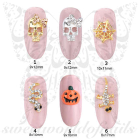 Halloween 3D Nail Charm Assortment 