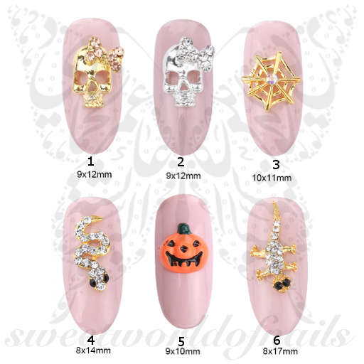 Halloween 3D Nail Charm Assortment 