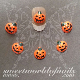 Halloween Nail Art 3D Pumpkin Nail Art Decoration