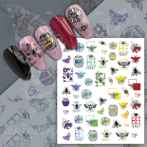 Shop Nails Sticker Bee Design with great discounts and prices