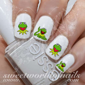 Kermit The Frog Nail Art The Muppets Nail Water Decals Slides