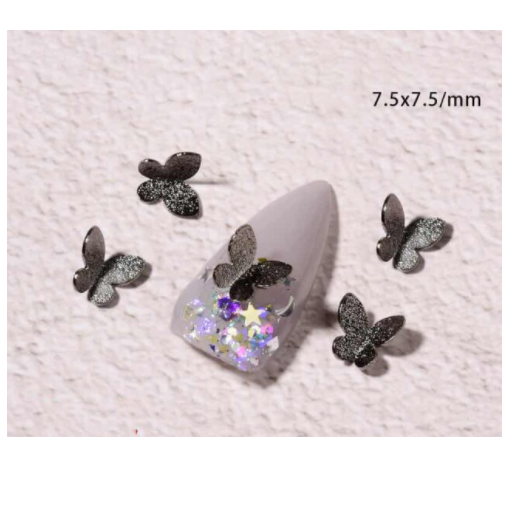 Juome Nail Charms, 30 Pcs Butterfly Nail Charms 3D Butterflies