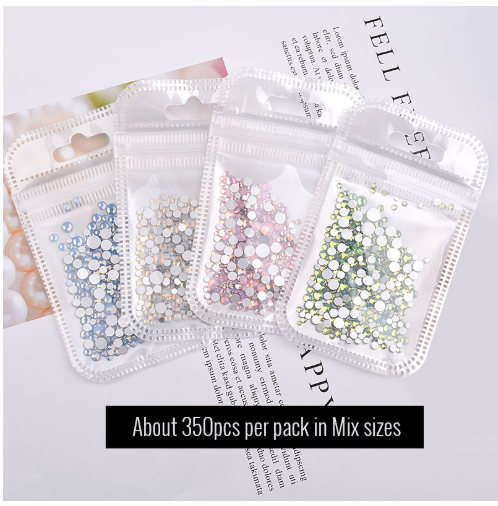 Pastel Opal Crystal Nail Art Rhinestones 3d Flatback Charms