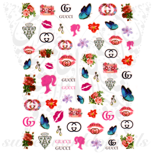 Designer Halloween Nail Decals 8 Sheets