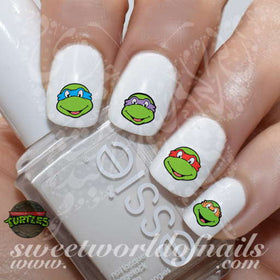 Ninja Turtles Nail Art Water Decals