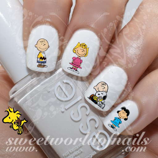 Peanuts Snoopy nail art decals