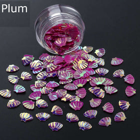 3D Shell Shape Summer Nails Sequins Nail Decoration