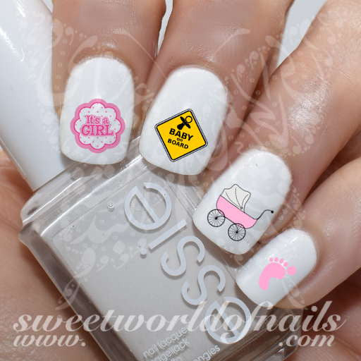 Nail Cult - Baby shower nails for Ezra's little girl... | Facebook