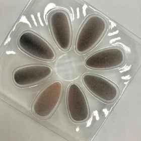 Smoke Velvet Fake Nails Falsies / 24 Nails