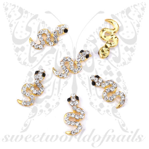 Snake 3D Nail Charms
