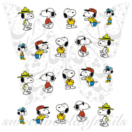 Snoopy Nail Art Water Decals
