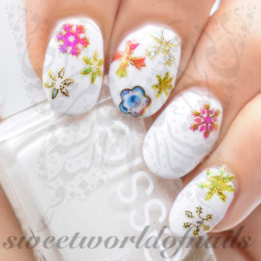 Snowflakes Nail Art Nail Stickers