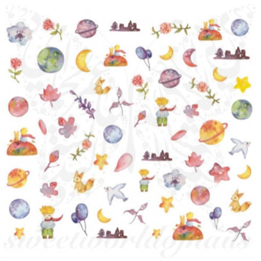 The Little Prince Nail Art water decals