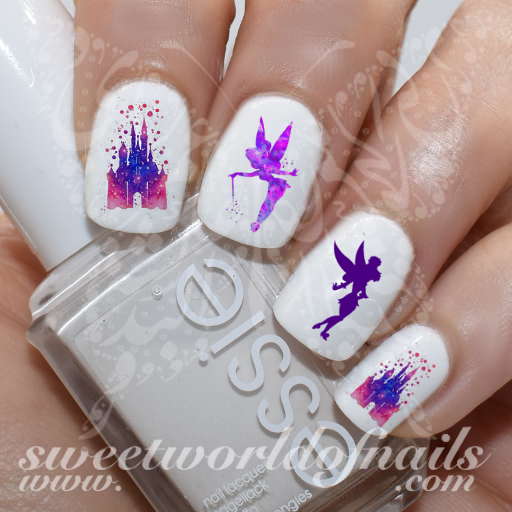 Tinker Bell Nail Water Decals