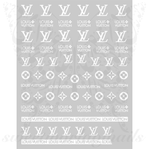 L Metallic Nail Stickers