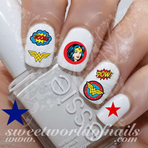 Super Hero Nail Art Decals